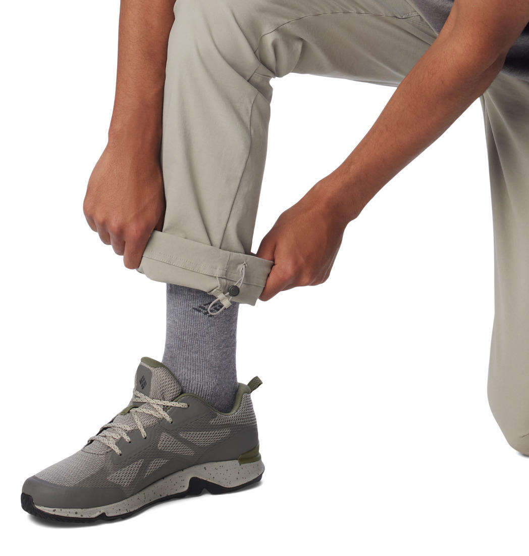 Columbia Men Grey Black Mesa Woven Pant (Sun Protection)