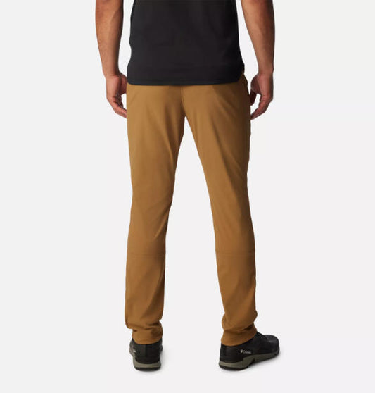Columbia Men Brown Black Mesa Woven Pant (Sun Protection)