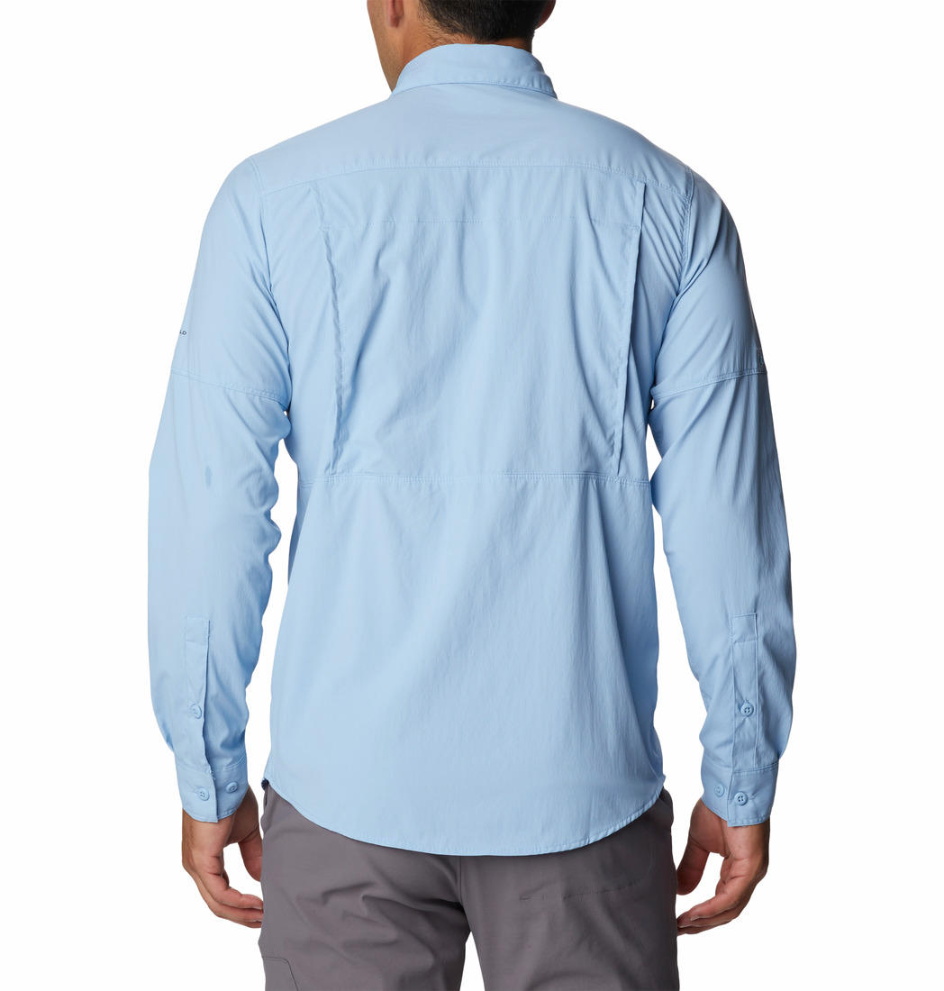 Columbia Men Blue Newton Ridge II Long Sleeve Shirts