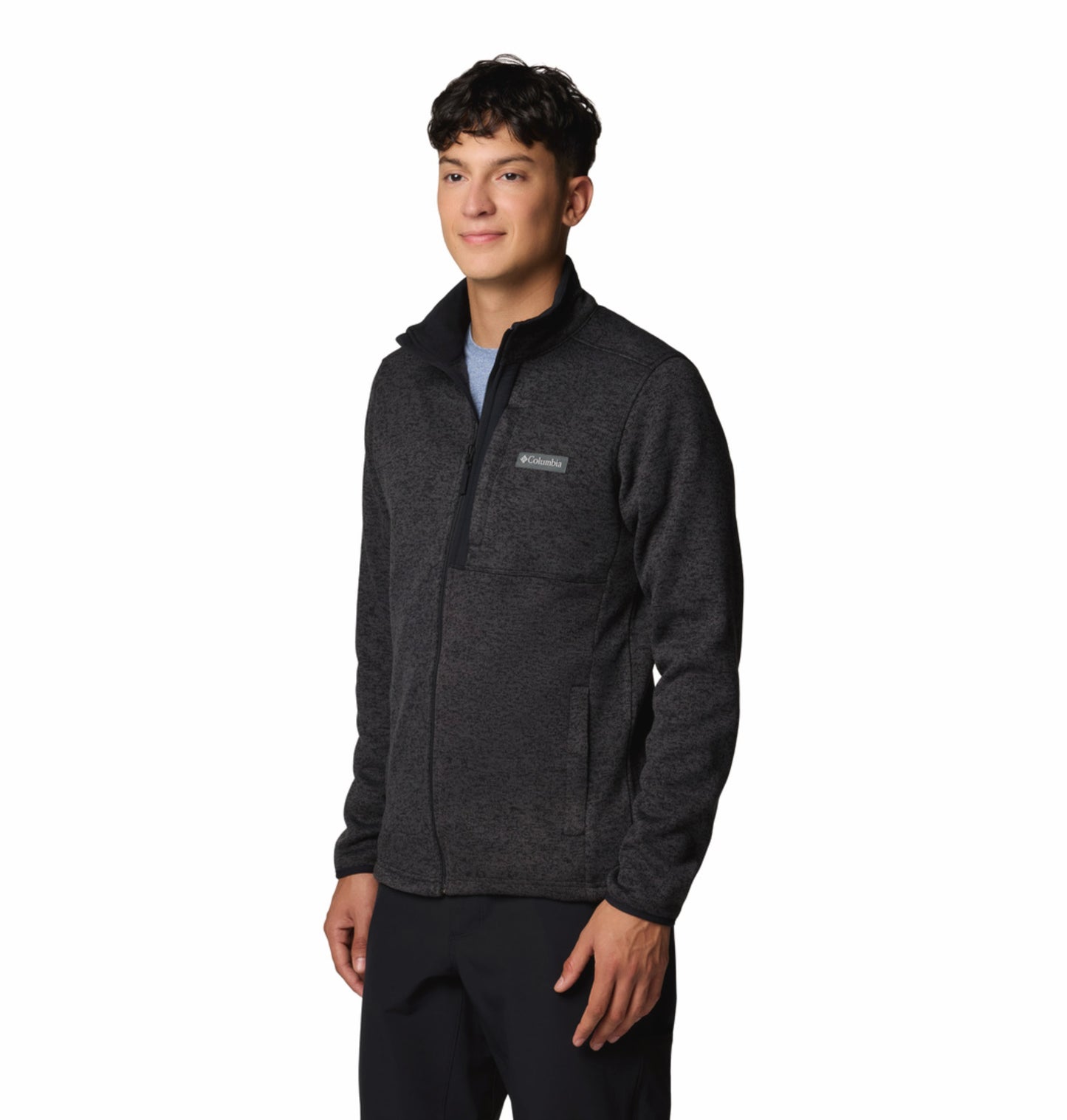Columbia Men Black Sweater Weather Fleece