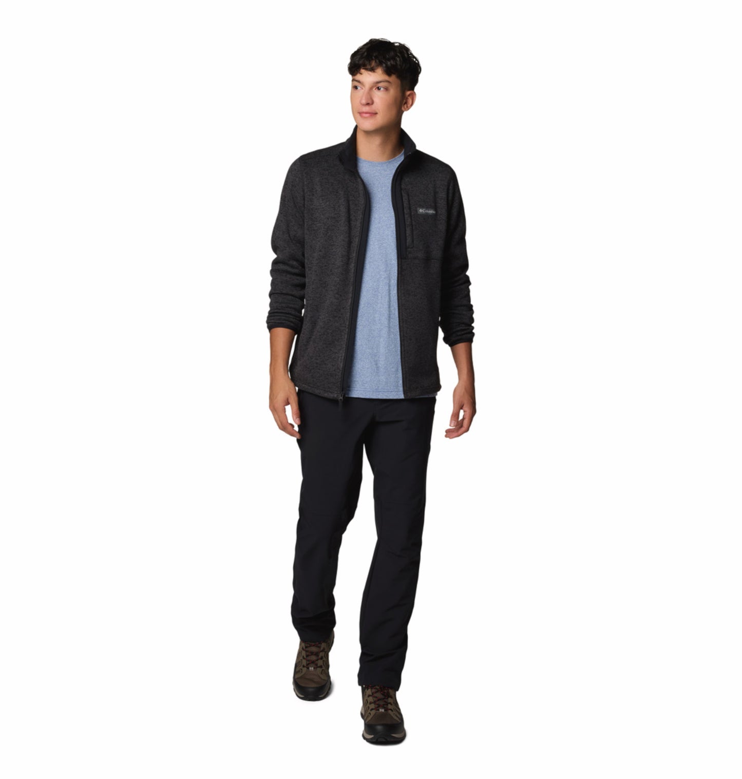 Columbia Men Black Sweater Weather Fleece