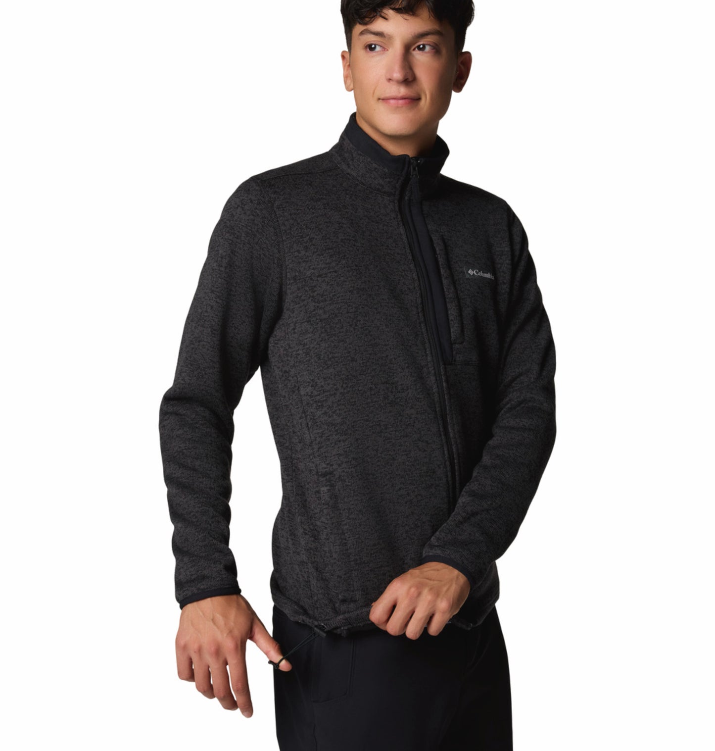 Columbia Men Black Sweater Weather Fleece