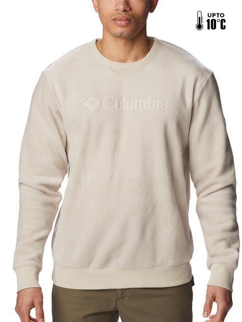 Columbia Men Beige Steens Mountain Crew 2.0 Fleece