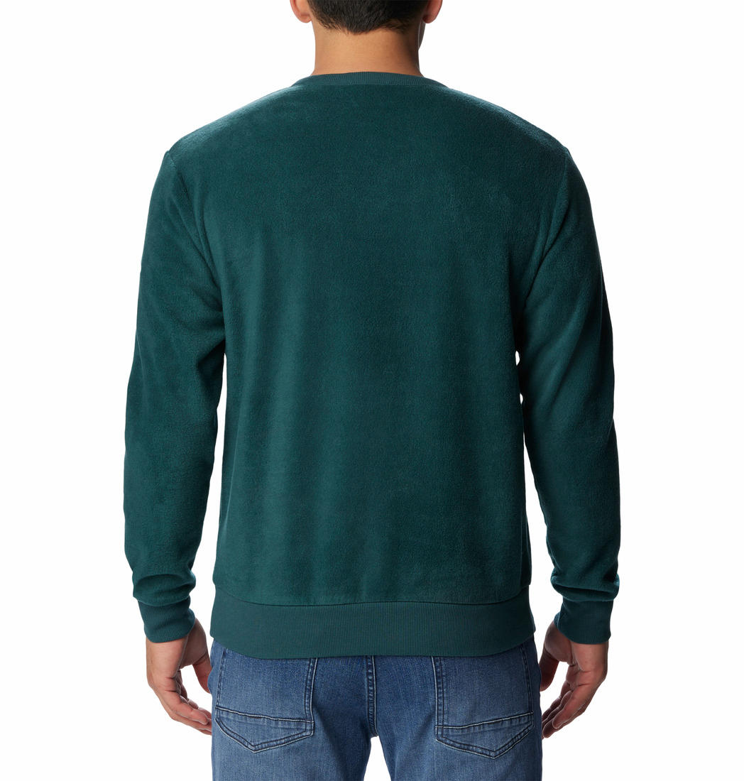 Columbia Men Green Steens Mountain Crew 2.0 Fleece Jacket