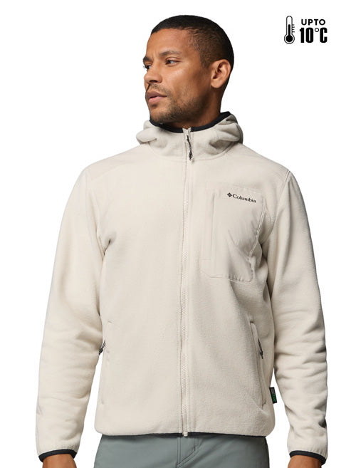 Columbia Men Beige MTR Pacific Arch 200 Fleece Jacket