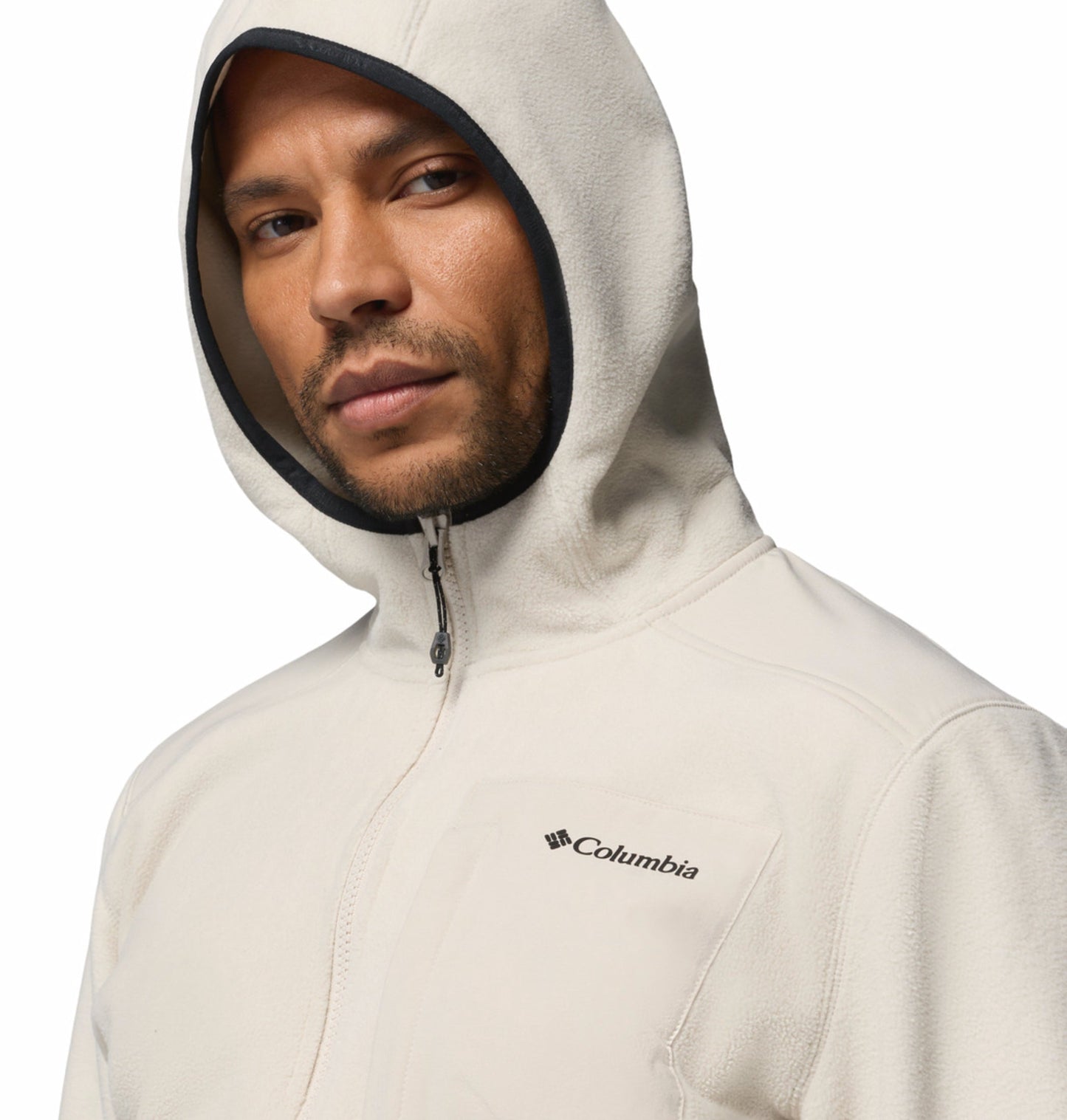 men beige mtr pacific arch 200 fleece jacket