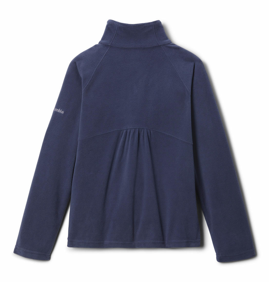 Columbia Kids Girls Navy Blue Glacial Fleece Half Zip