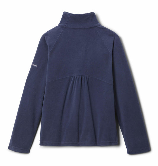 Columbia Kids Girls Blue Glacial Fleece Half Zip Fleece Jacket