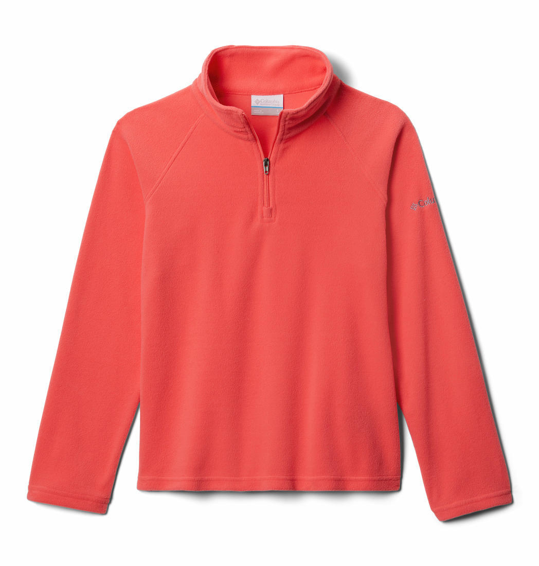 Columbia Kids Girls Purple Glacial Fleece Half Zip