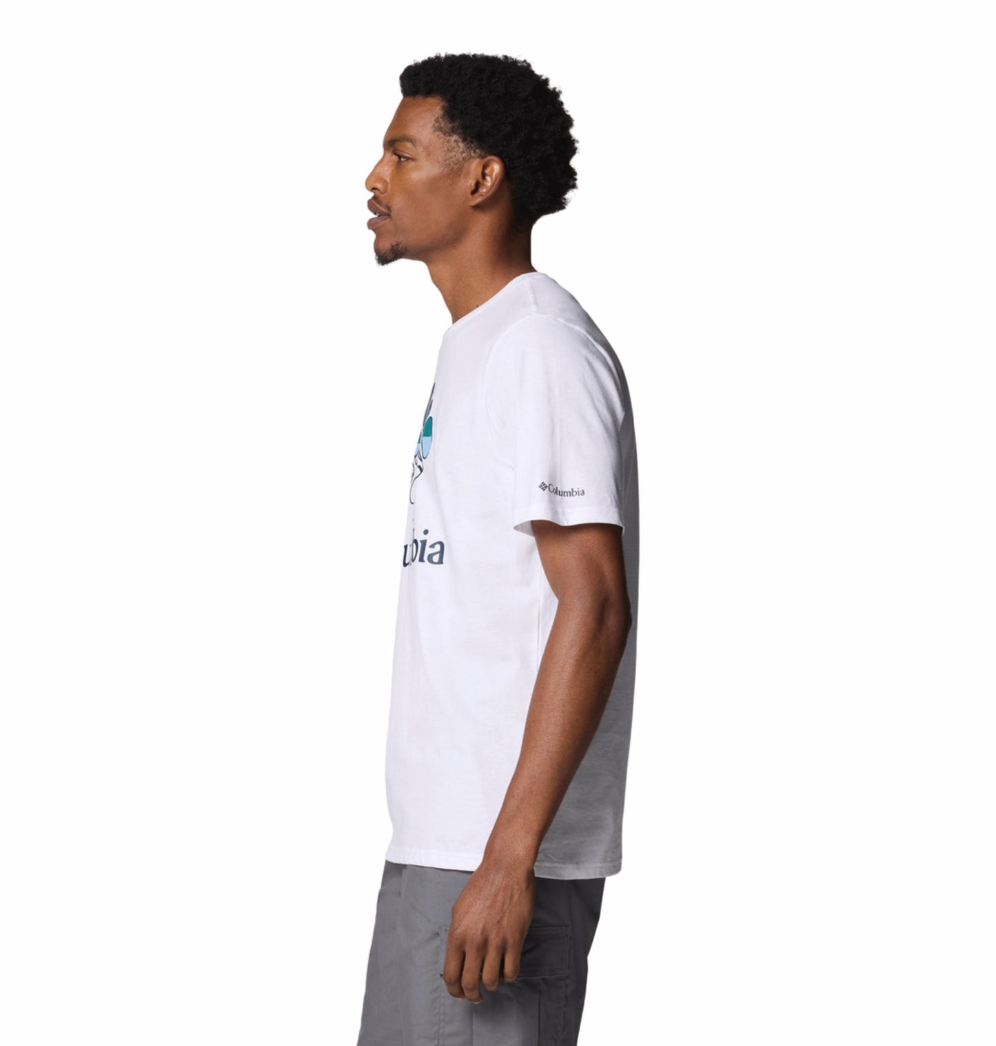 Columbia Mens White M Rapid Ridge Graphic Tshirt