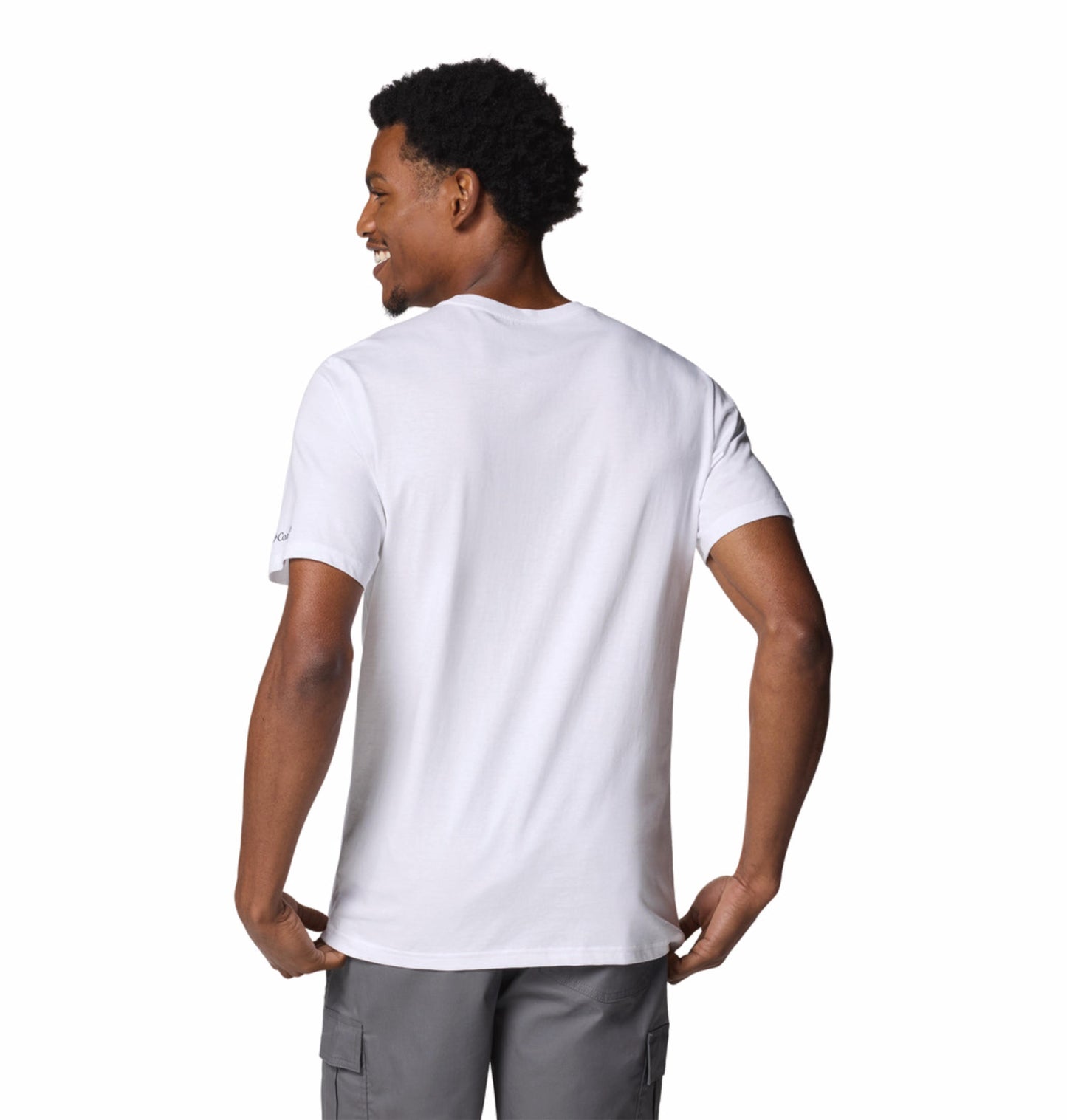 Columbia Mens White M Rapid Ridge Graphic Tshirt