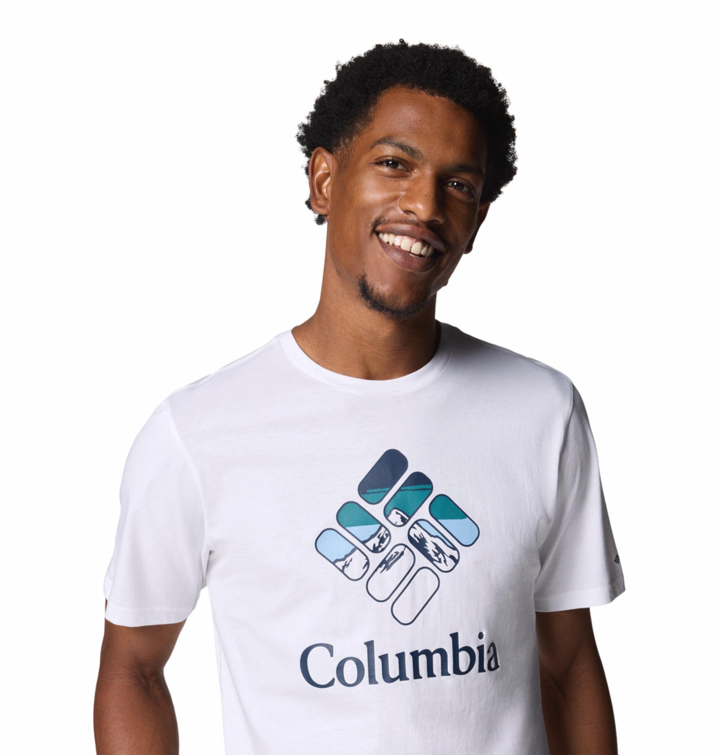 Columbia Mens White M Rapid Ridge Graphic Tshirt