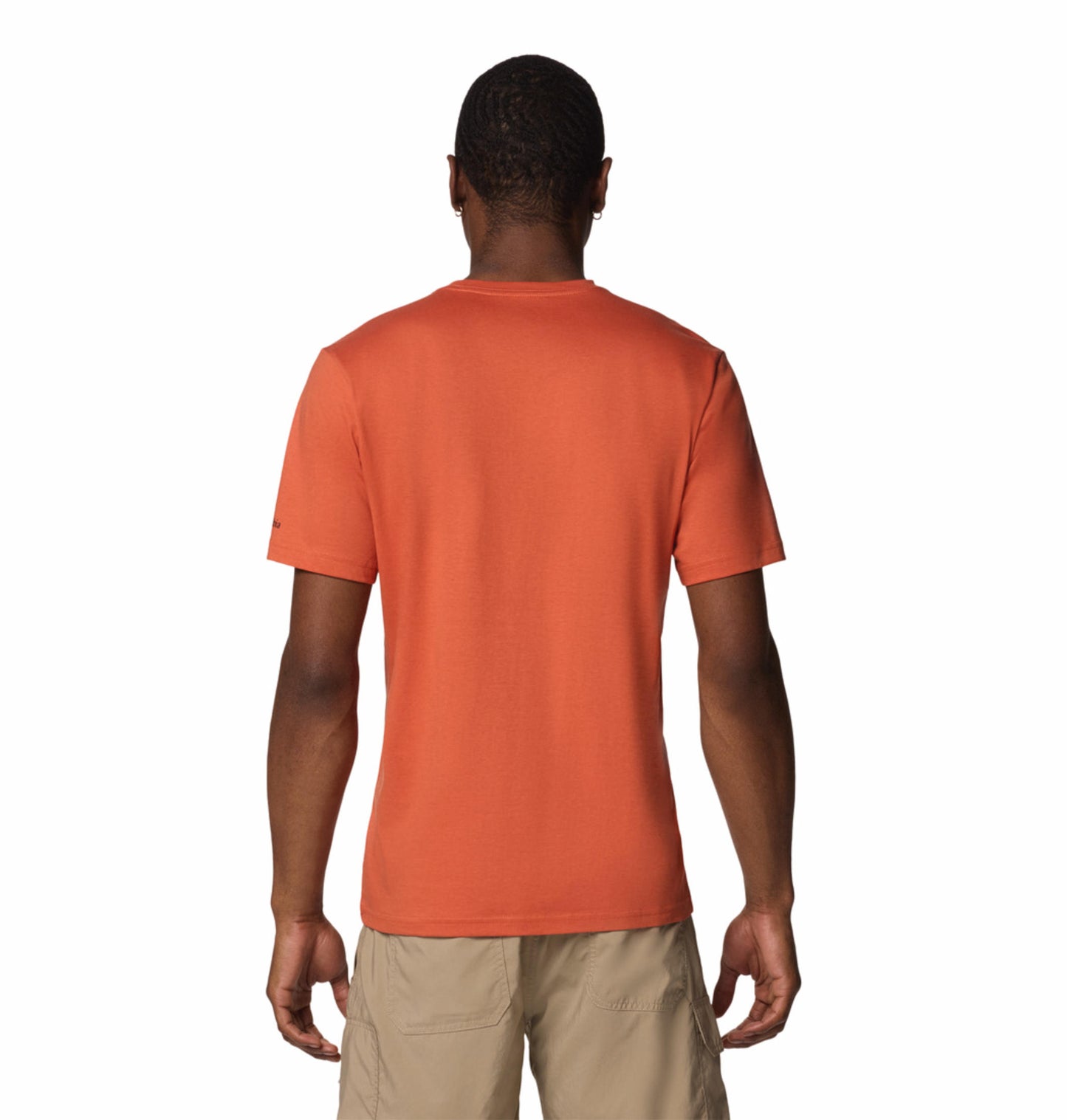 Columbia Mens Orange M Rapid Ridge Graphic Tshirt
