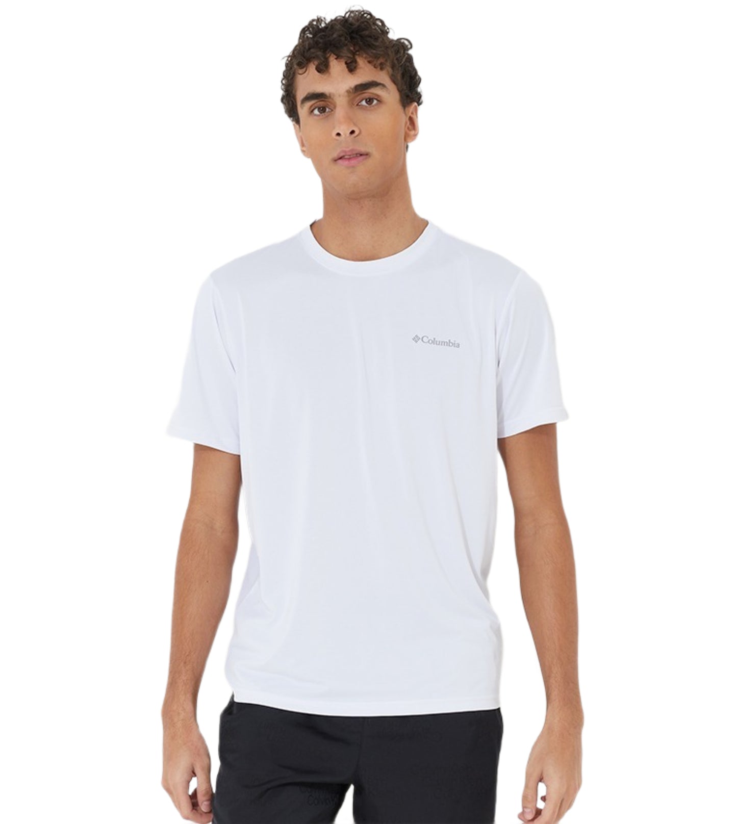 Columbia Men’s White Omni-Wick Hiking T-Shirt for Active Outdoors