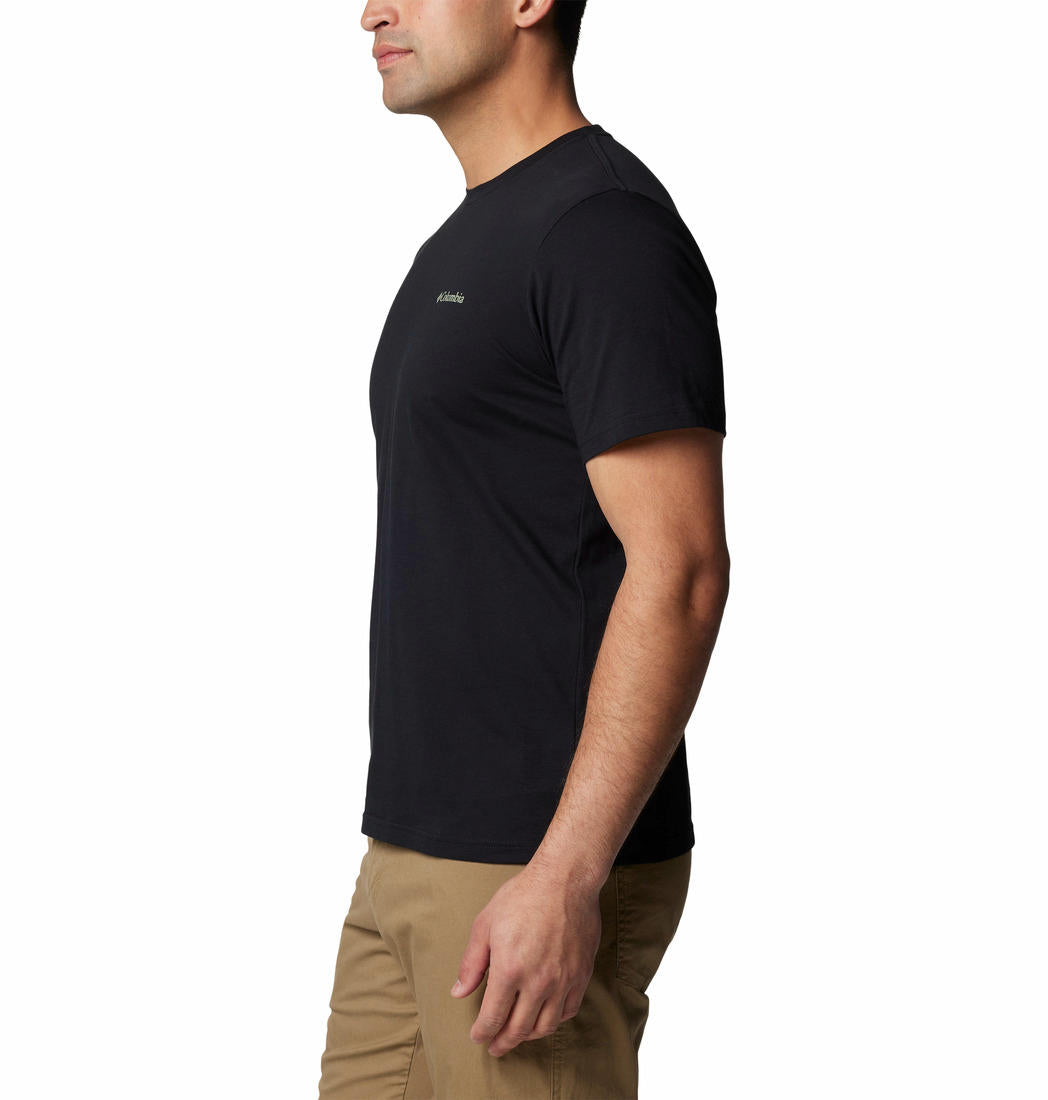 Columbia Mens Black Rapid Ridge Back Graphic Tee II