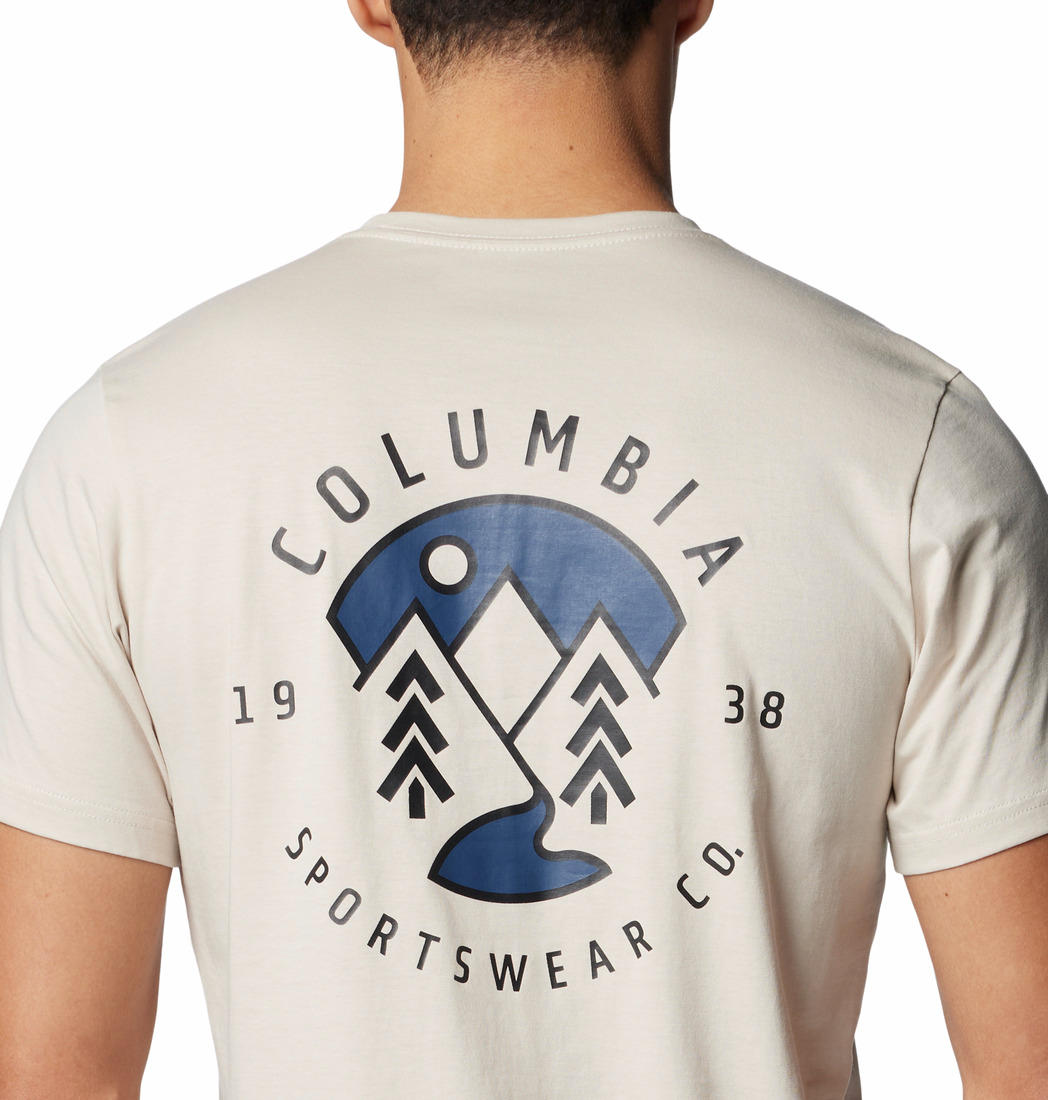 Columbia Mens Brown Rapid Ridge Back Graphic Tee II