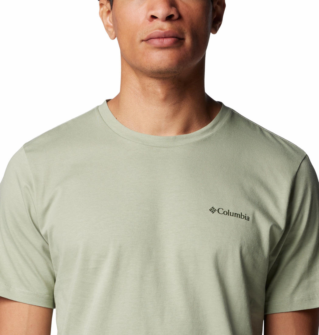 Columbia Mens Green Rapid Ridge Back Graphic Tee II
