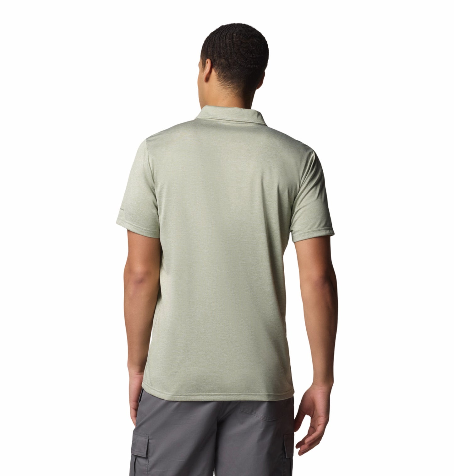Columbia Men's Green Omni-Wick Hike Polo Shirt - Moisture Wicking & Durable