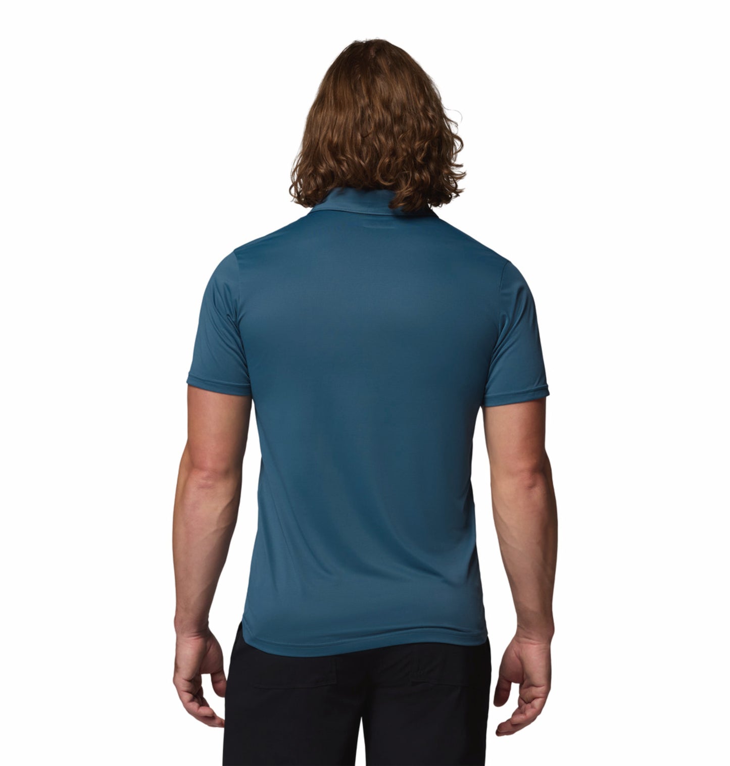 Columbia Men’s Blue Omni-Wick Hike Polo T-Shirt – Durable Comfort
