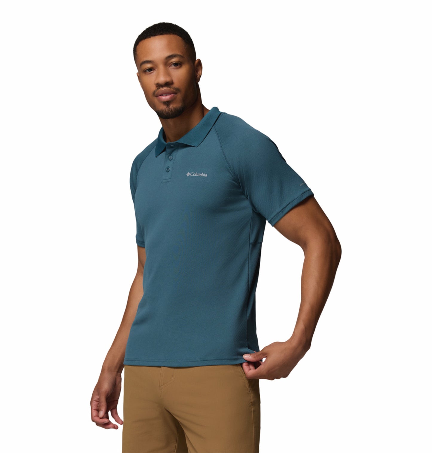 Columbia Men’s Blue Omni-Freeze Alpine Chill Pro Polo Shirt