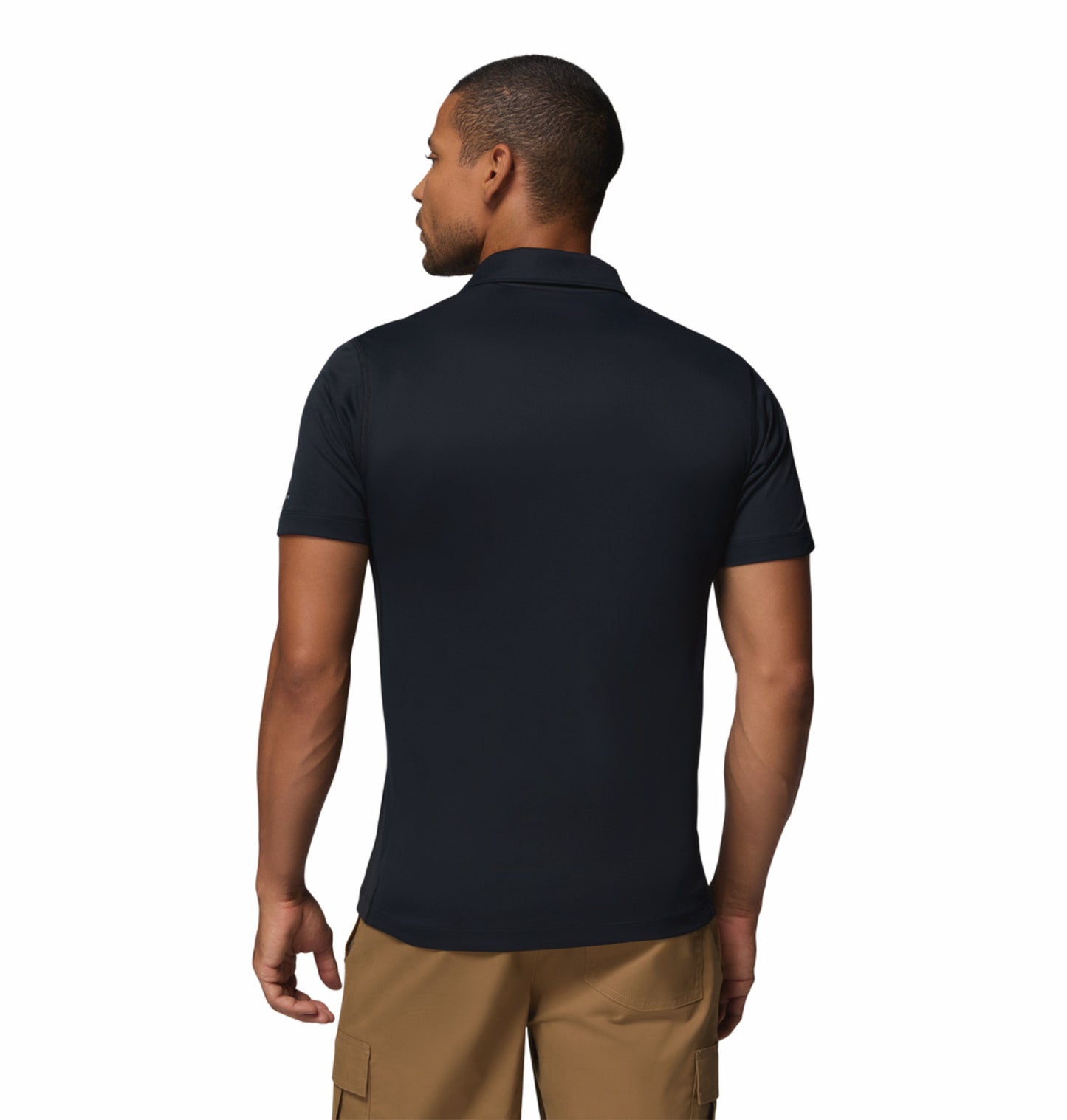 Columbia Men’s Omni-Freeze Zero Rules Black Polo T-Shirt