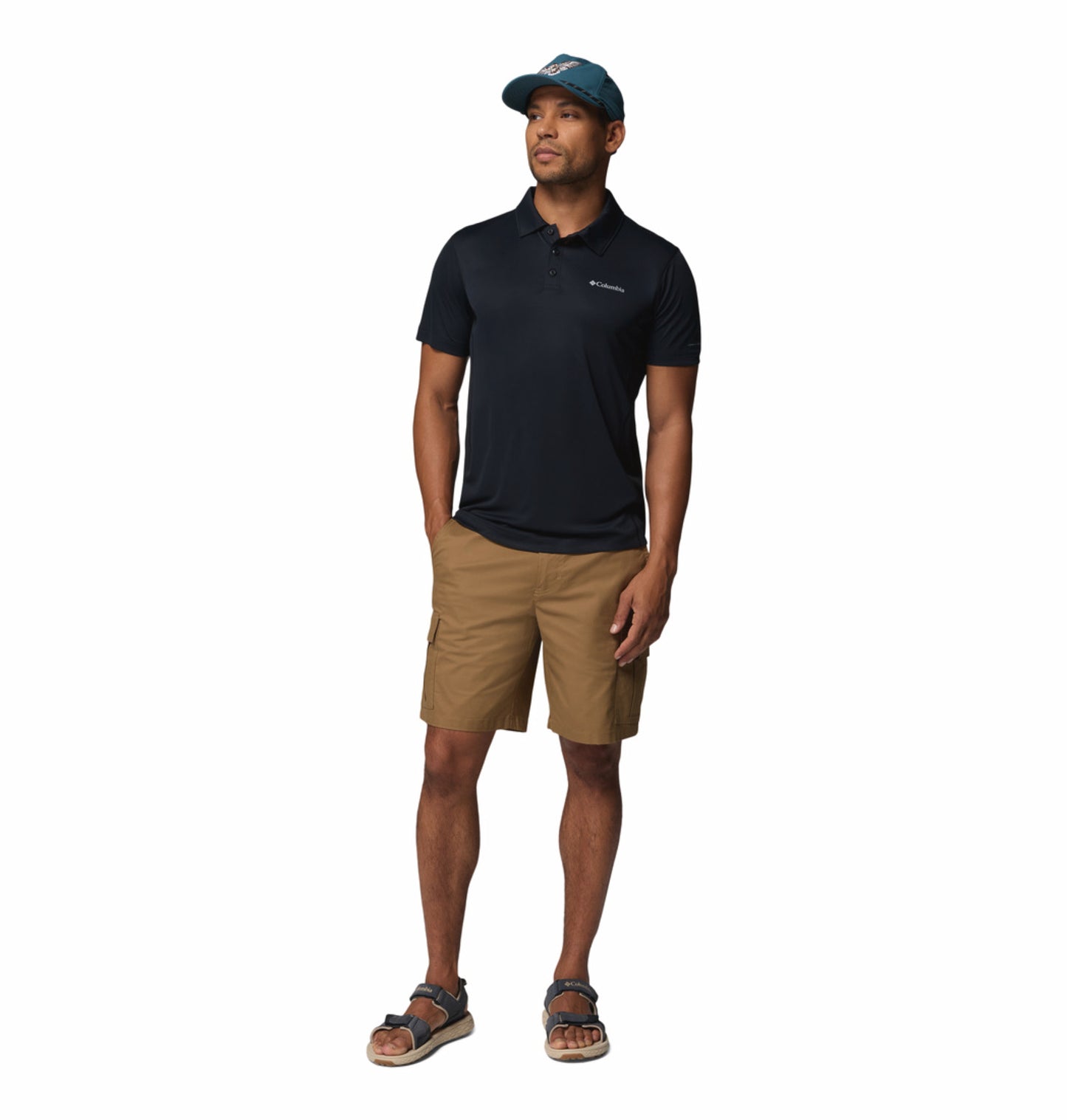 Columbia Men’s Omni-Freeze Zero Rules Black Polo T-Shirt