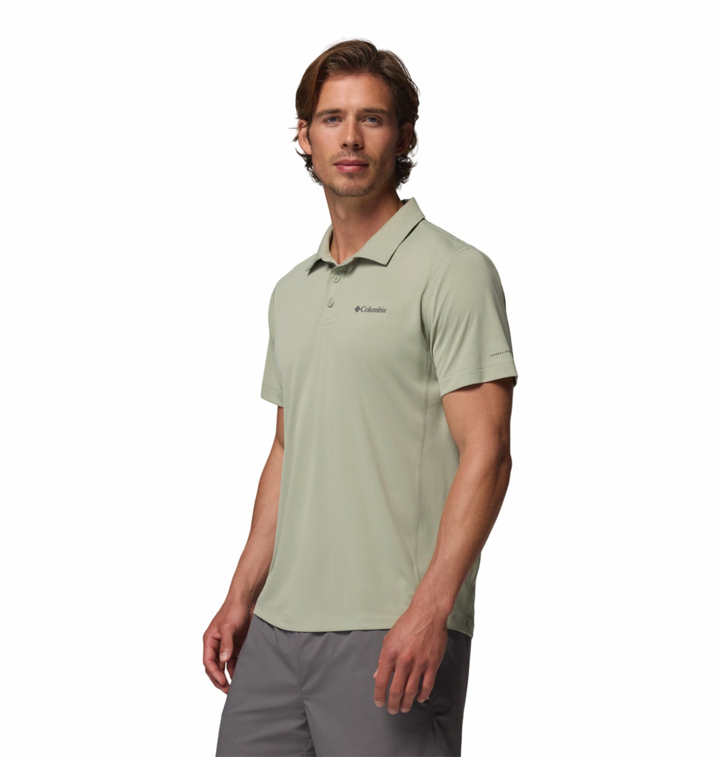 Columbia Men’s Green Omni-Freeze Zero Rules Polo Shirt