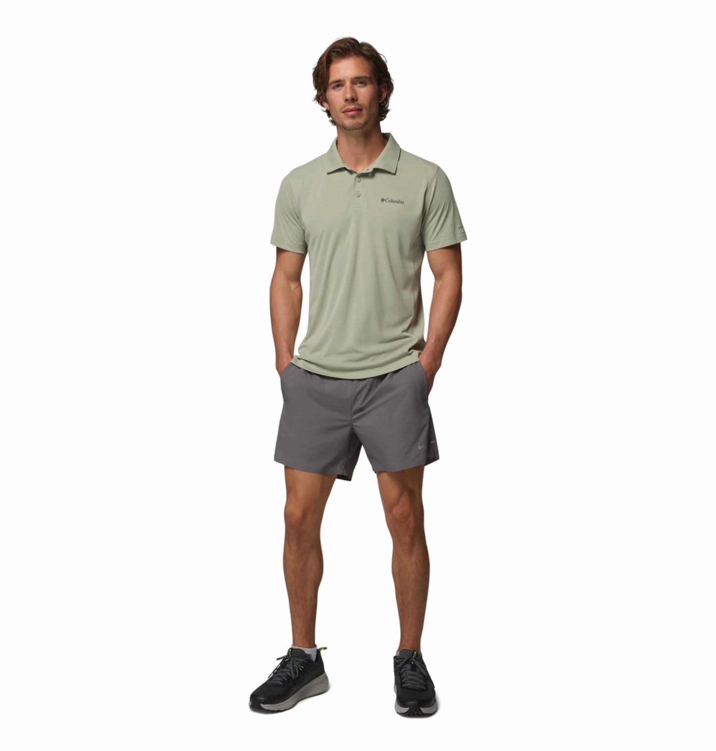 Columbia Men’s Green Omni-Freeze Zero Rules Polo Shirt
