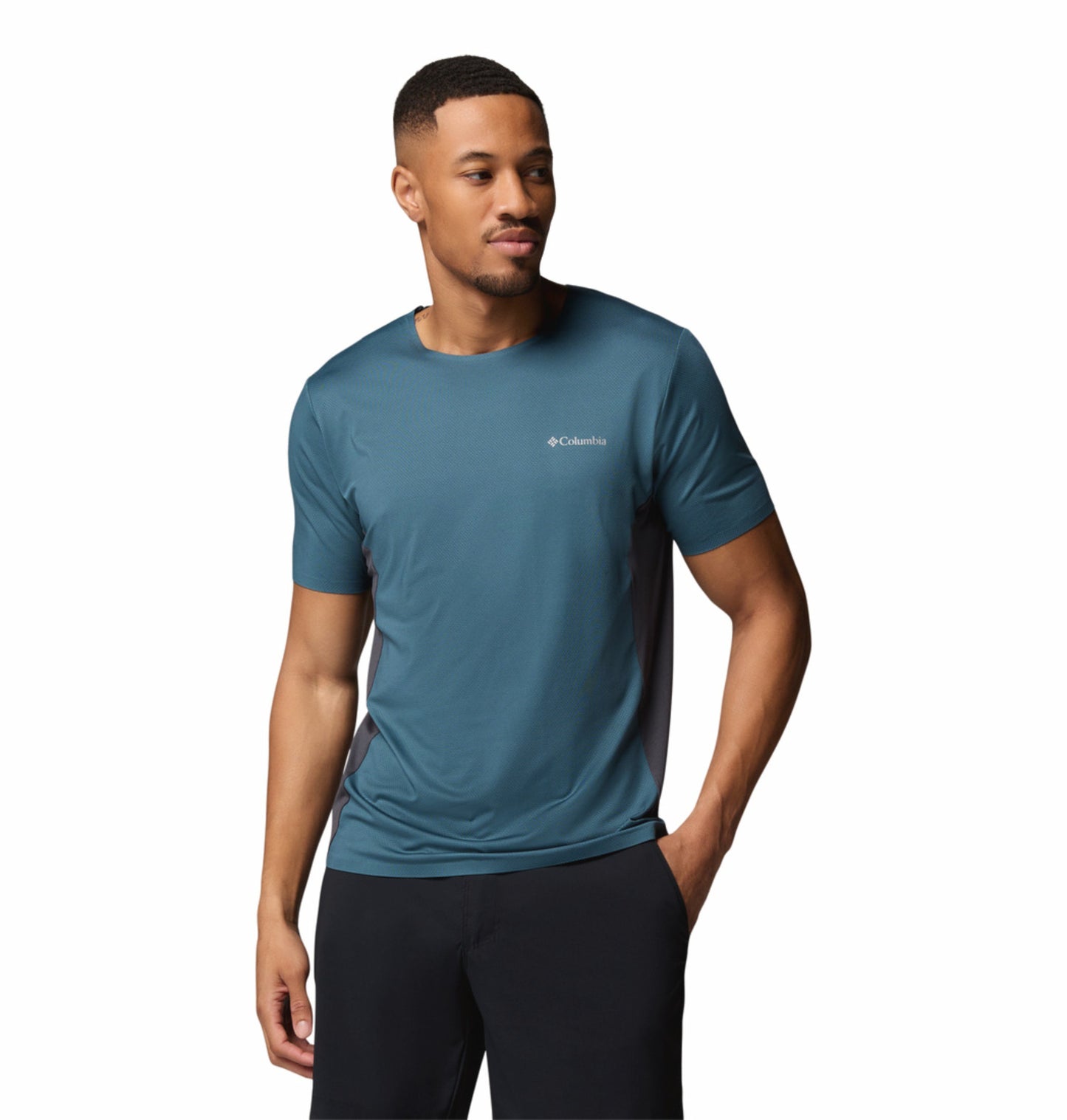 Columbia Men's Blue Omni-Wick Three Pitch Performance T-Shirt