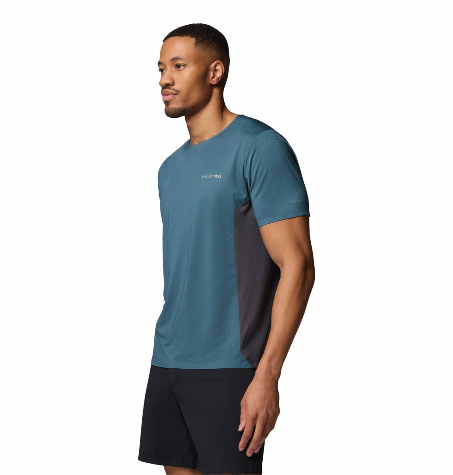 Columbia Men's Blue Omni-Wick Three Pitch Performance T-Shirt
