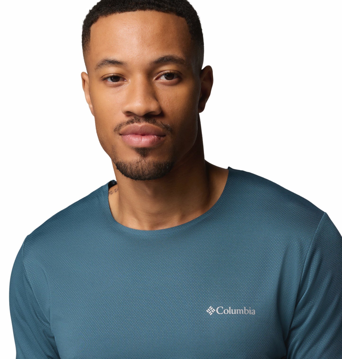Columbia Men's Blue Omni-Wick Three Pitch Performance T-Shirt