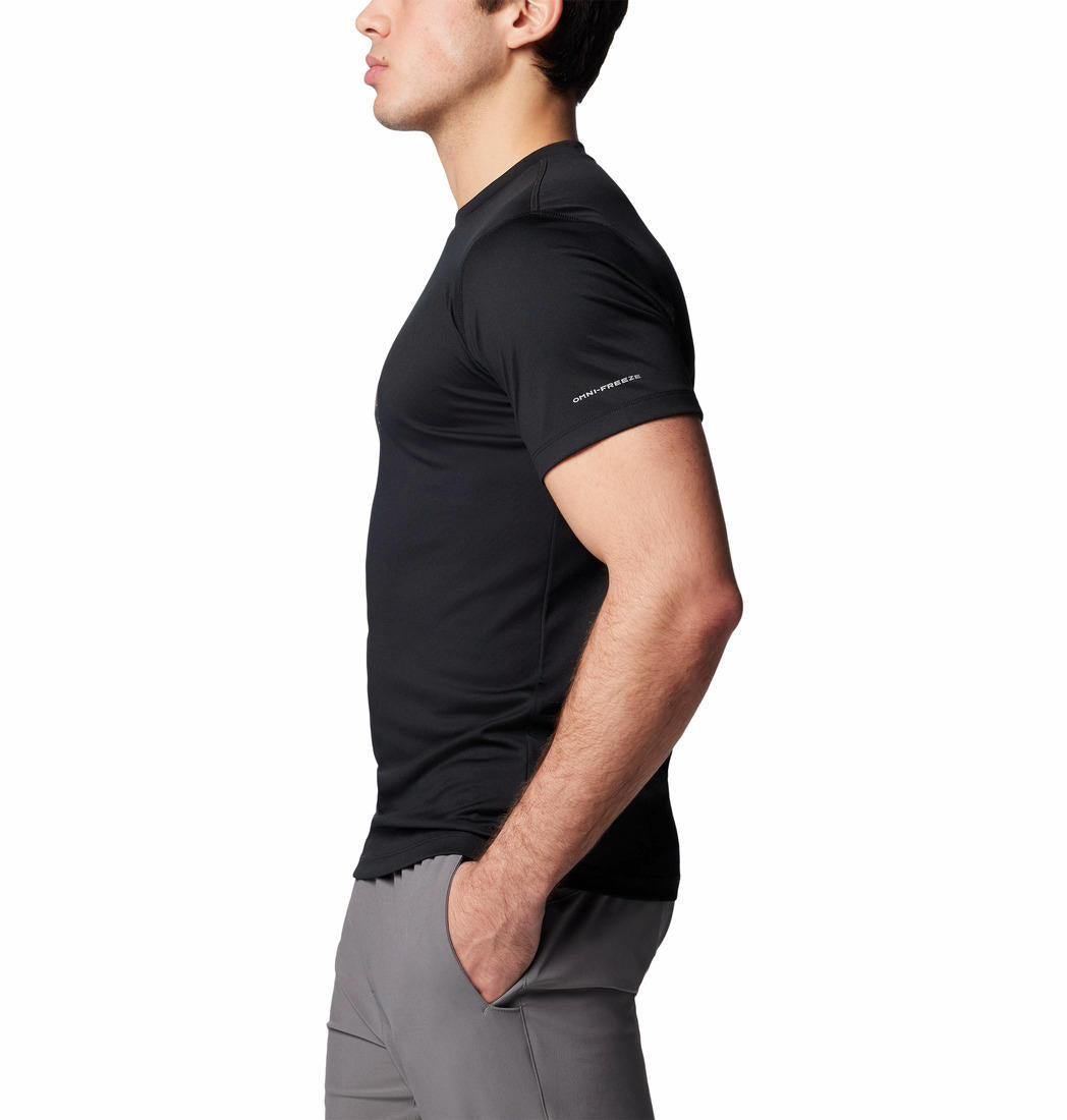 Columbia Men Black Omni-Freeze Zero Zero Rules Tshirt