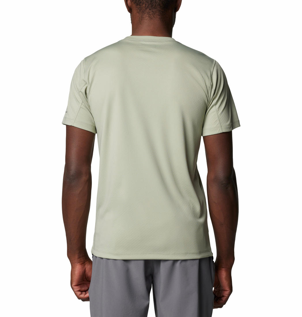 Columbia Men Green Omni-Freeze Zero Zero Rules Tshirt