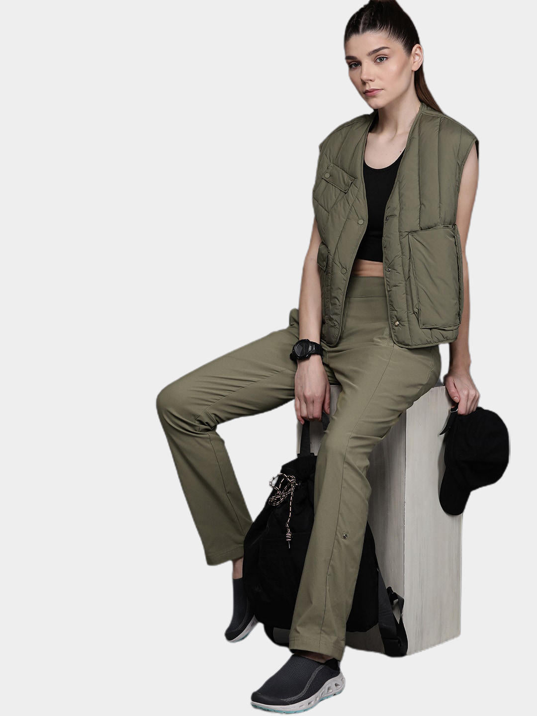 Columbia Women Green Firwood Core Pant