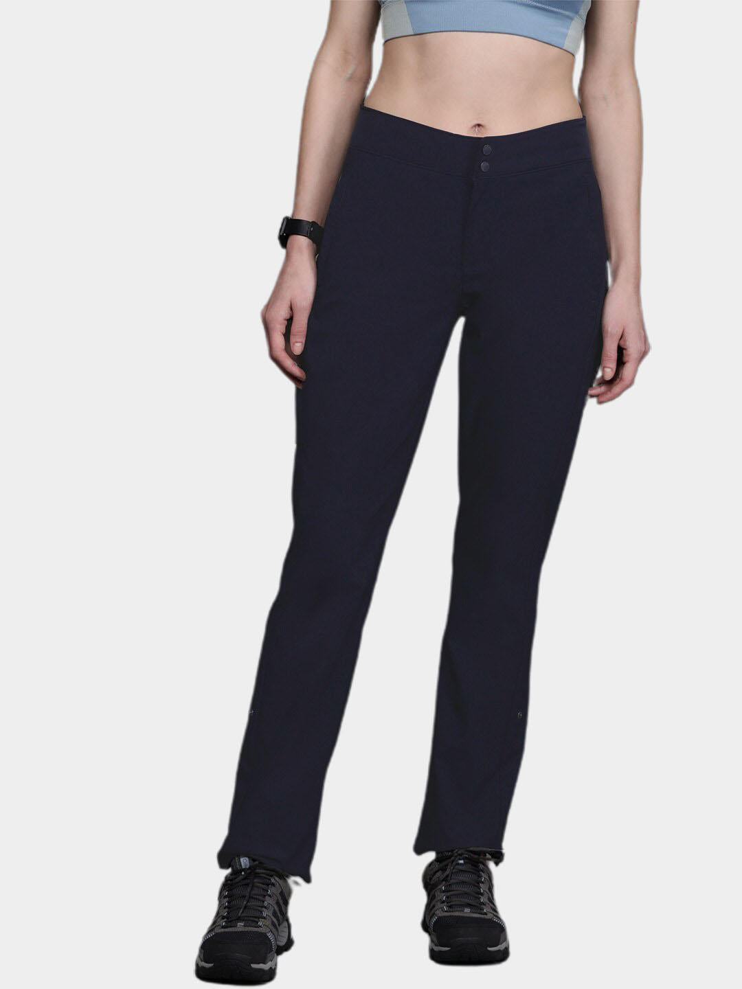 Columbia Women Navy Blue Firwood Core Pant