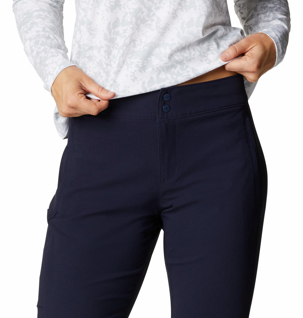 Columbia Women Navy Blue Firwood Core Pant