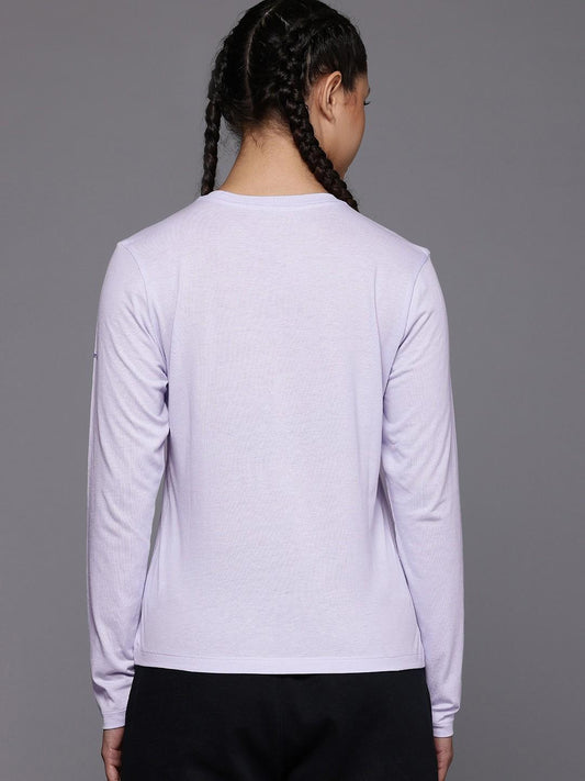 Columbia Womens Purple Columbia Trek Relaxed Long Sleeve Tshirt