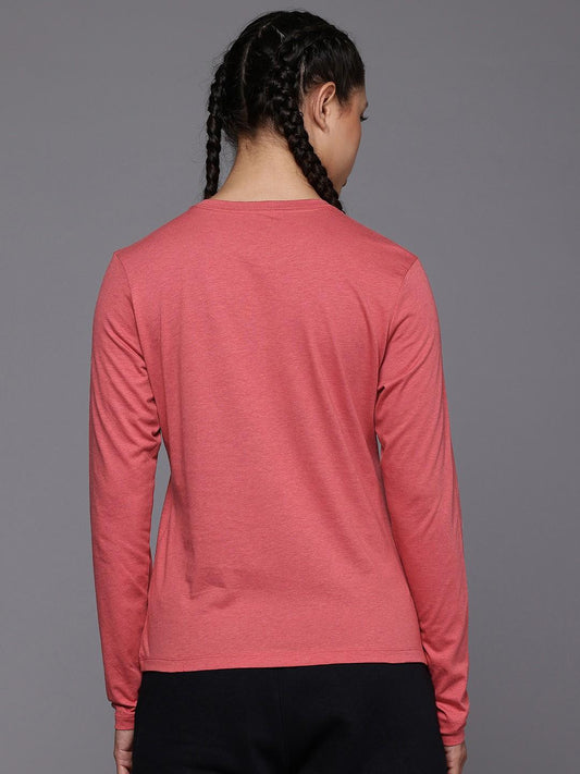 Columbia Womens Red Columbia Trek Relaxed Long Sleeve Tshirt