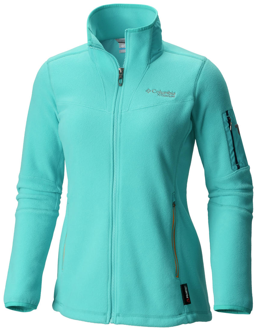 Columbia Women Yellow Titan Pass II 2.0 Fleece