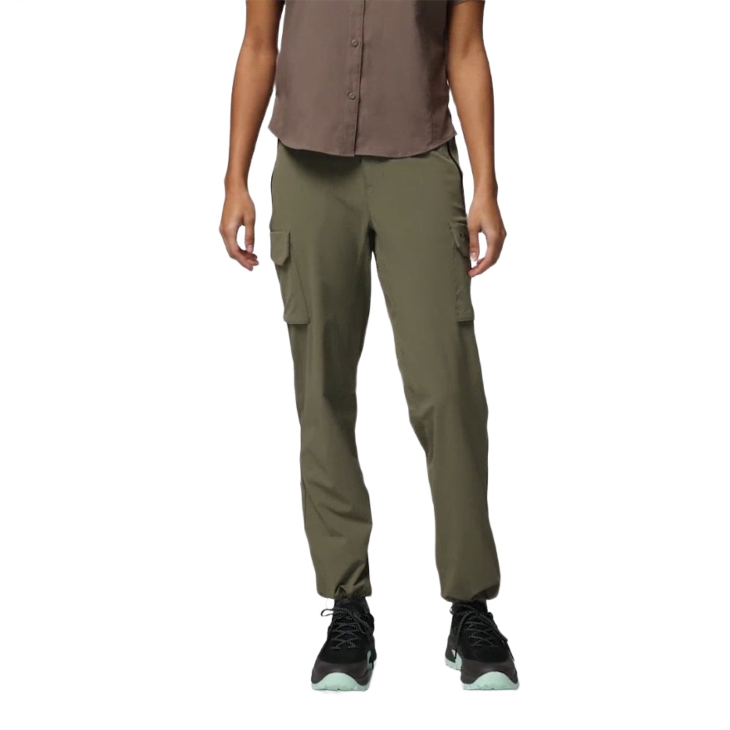 Columbia Women Olive Green Omni-Shade Silver Ridge Elite Pant