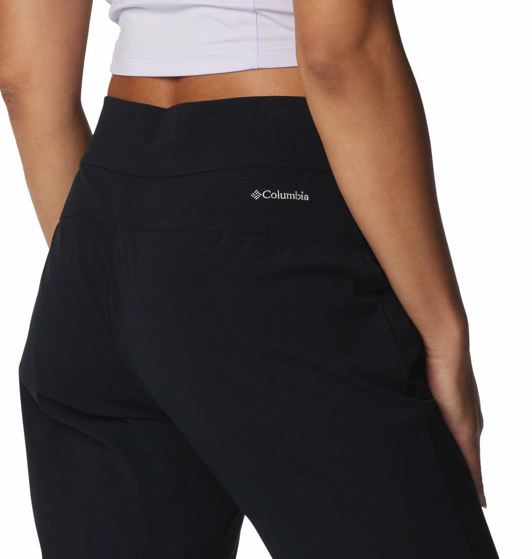 Columbia Women Black Anytime Casual Pull On Pant