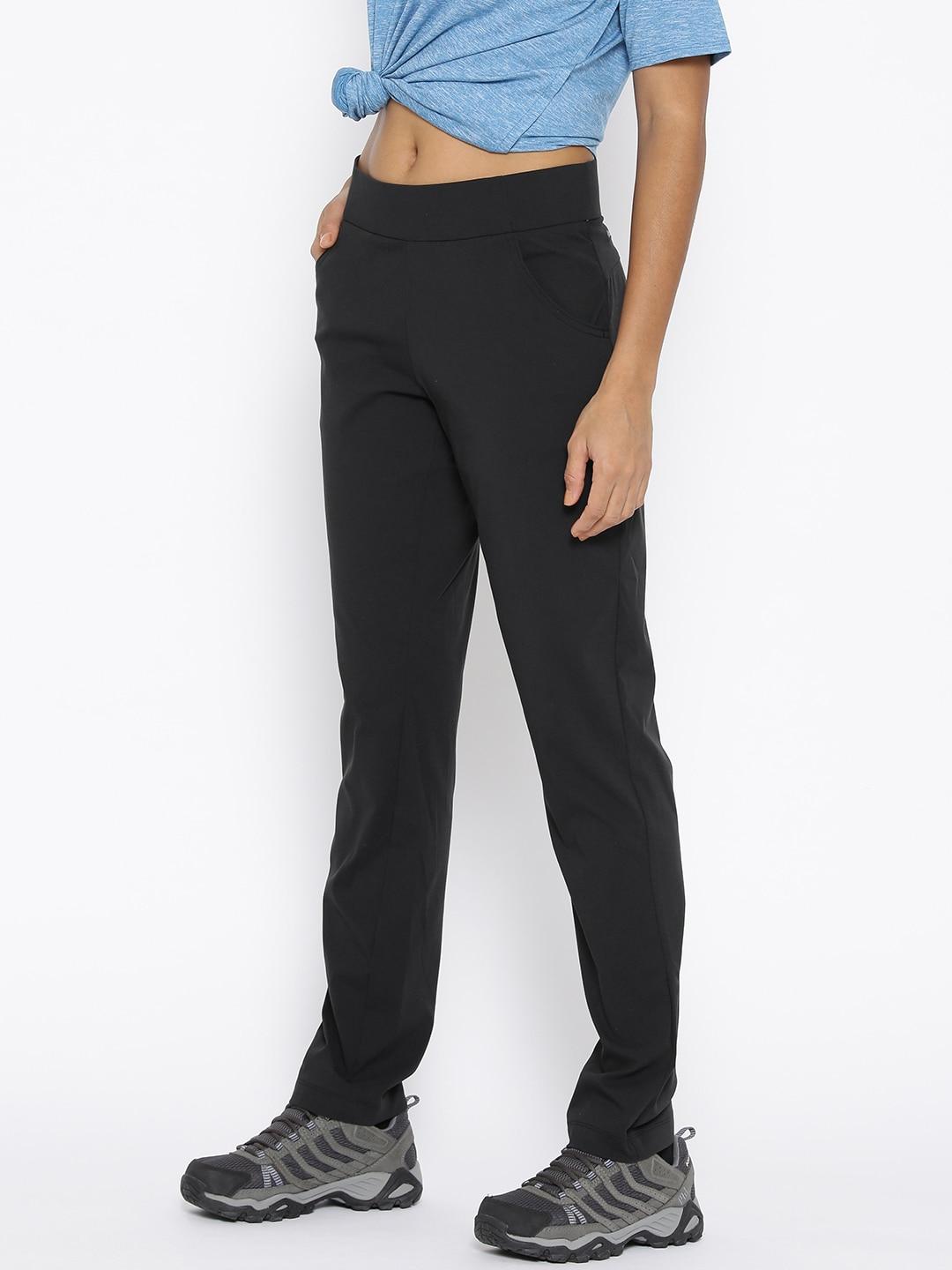Columbia Women Black Anytime Casual Pull On Pant