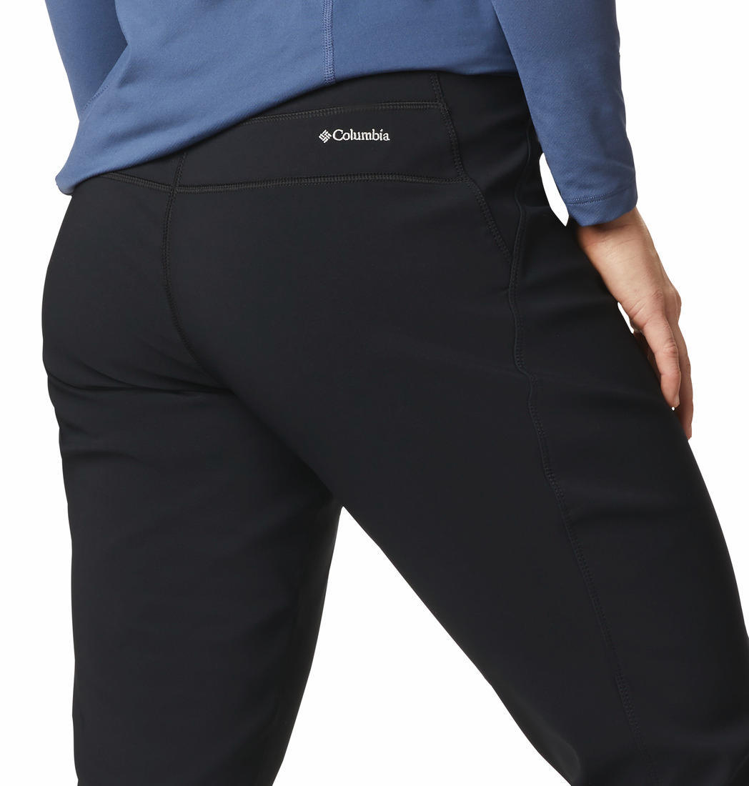 Columbia Women Black Back Beauty Highrise Warm Winter Pant
