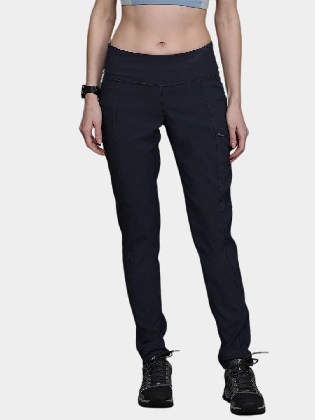 Columbia Women Navy Blue Back Beauty Highrise Warm Winter Pant