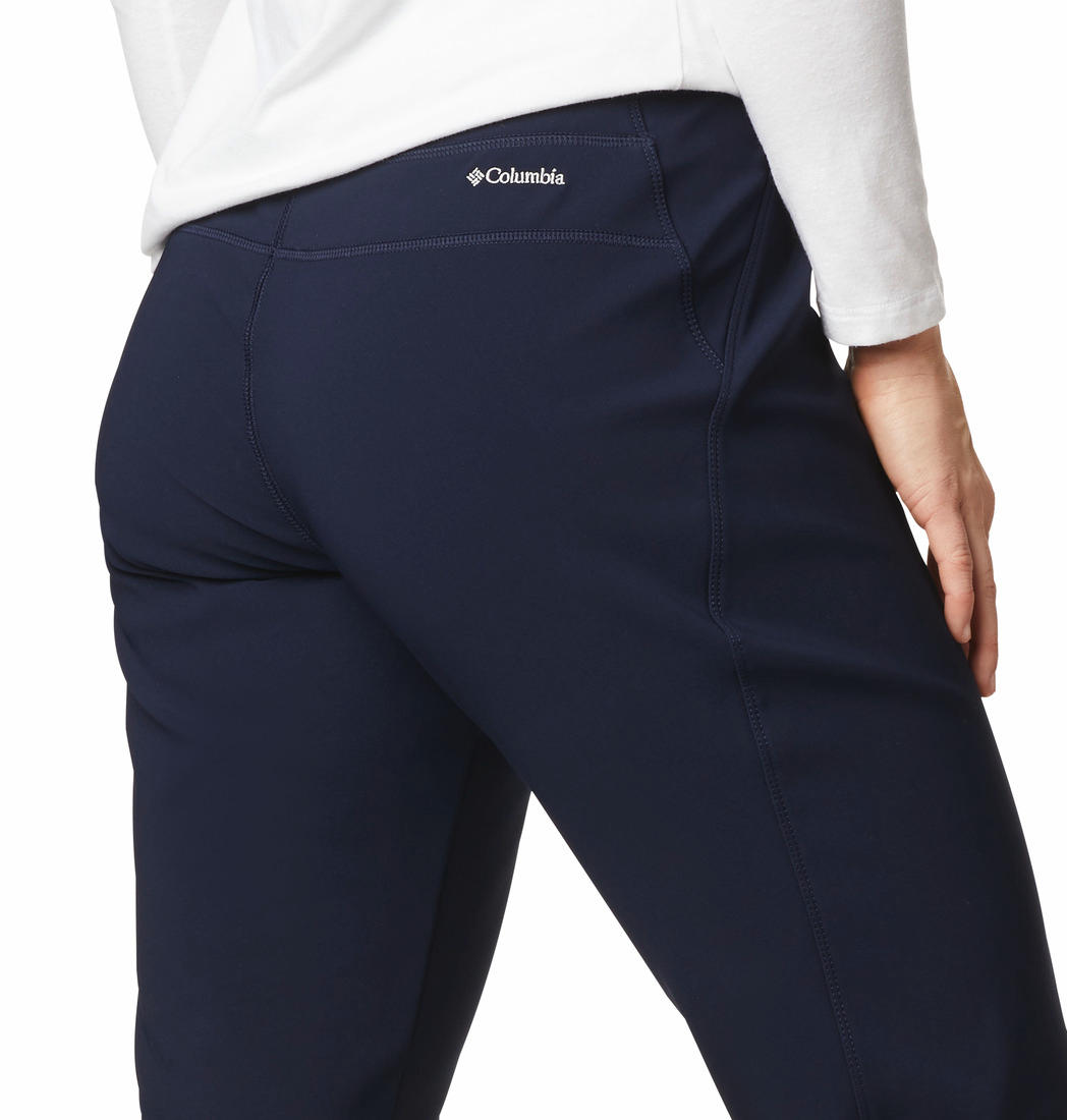 Columbia Women Navy Blue Back Beauty Highrise Warm Winter Pant