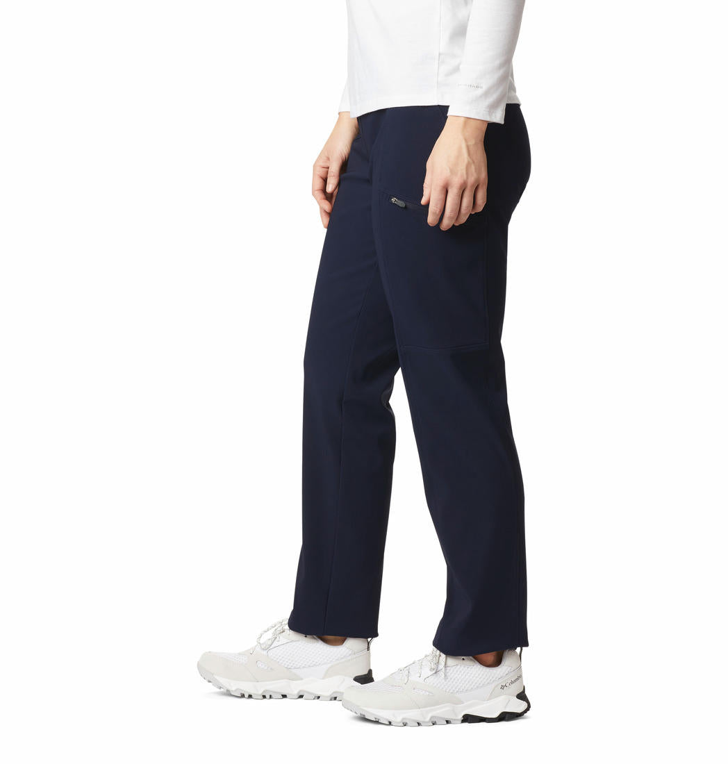 Columbia Women Navy Blue Back Beauty Highrise Warm Winter Pant