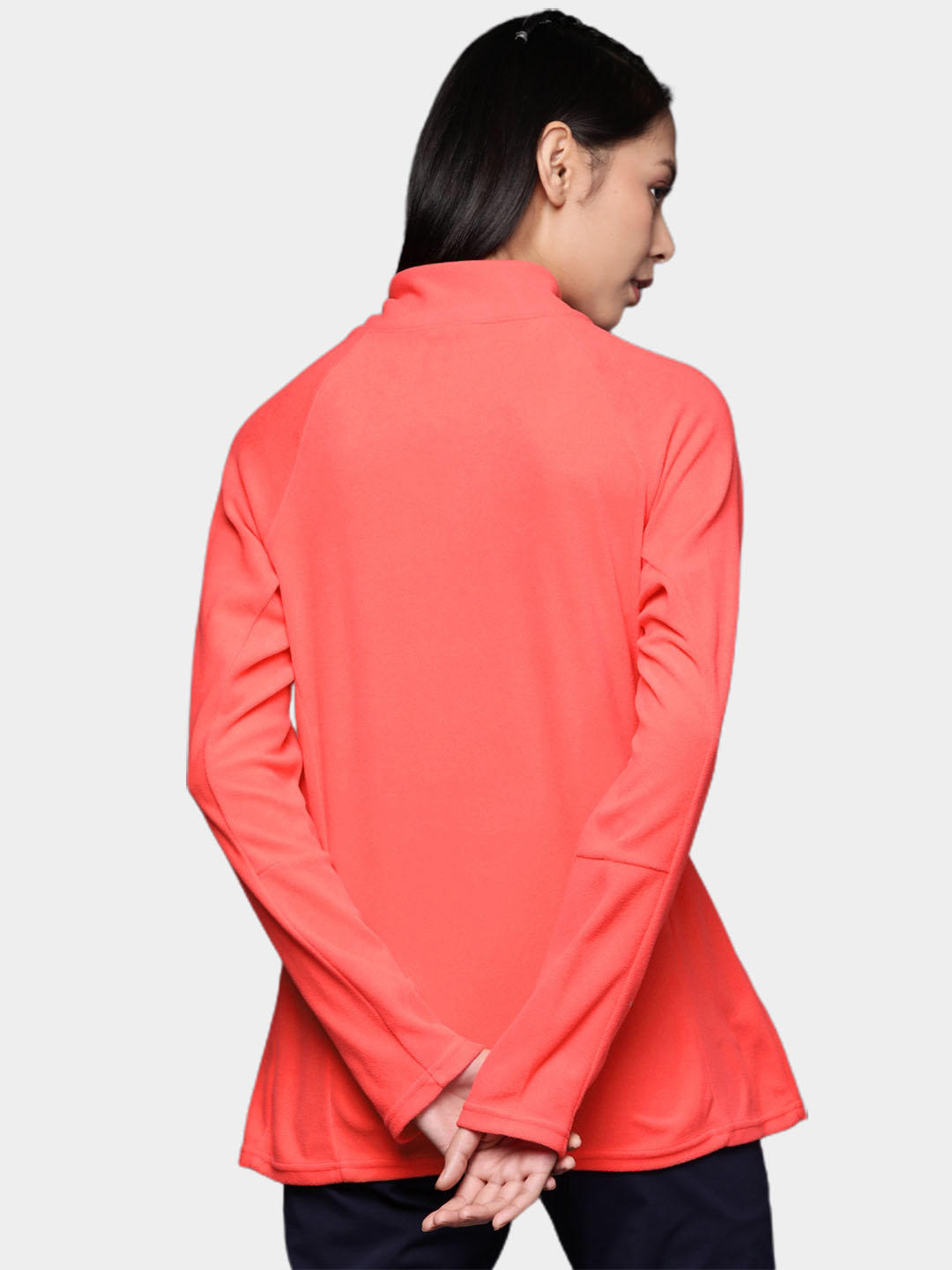 Columbia Women Red Glacial IV 1/2 Zip Fleece Jacket
