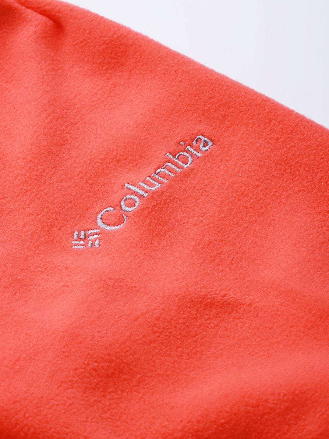 Columbia Women Red Glacial IV 1/2 Zip Fleece Jacket