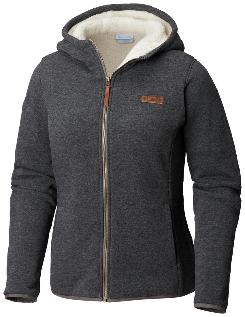 Columbia Women Grey Winter Wander Lined FZ