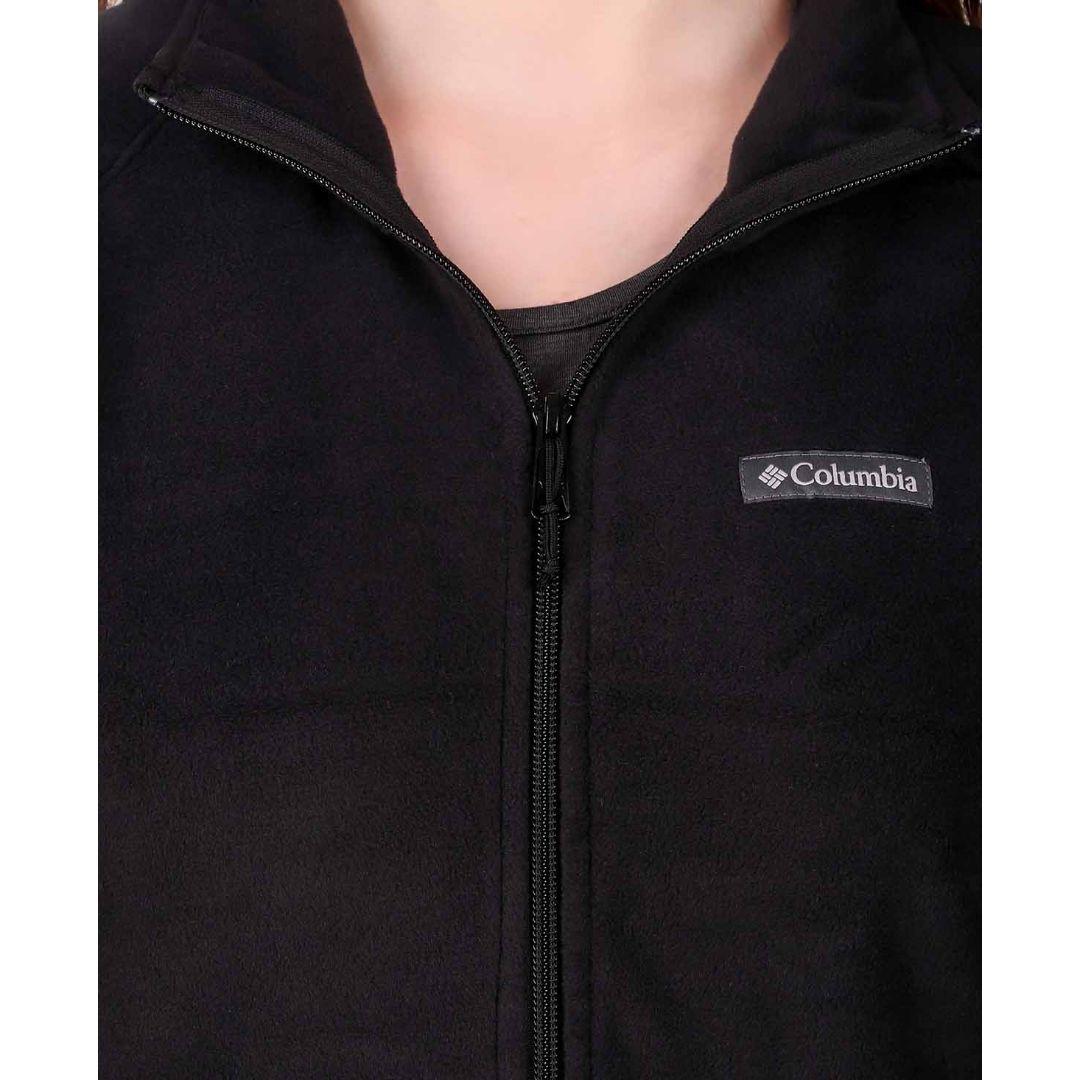 Columbia Women Black Basin Trail Fleece Full Zip